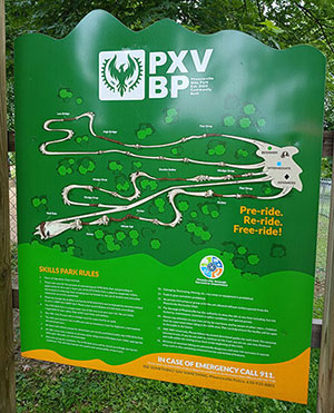 photo of bike park rules