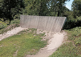 photo of wall as described in caption