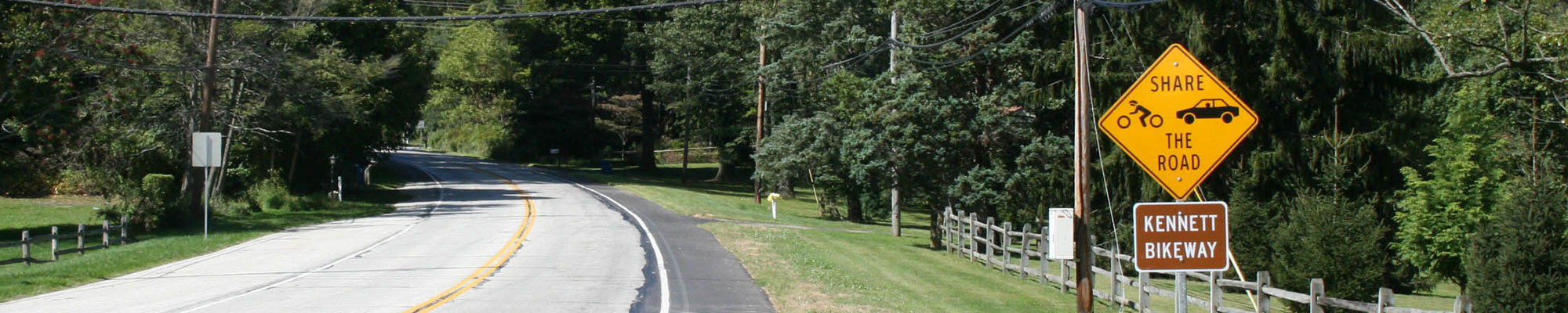 share the road sign